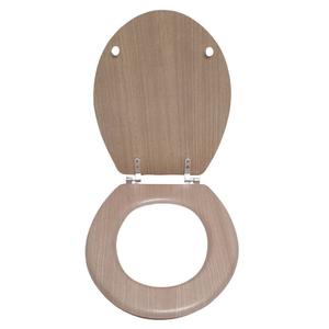 Bath Duck Wc-Ülőke - Mdf - Cink Zsanérokkal - Fa - Sötét Akác