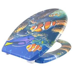 Bath Duck Wc-Ülőke - Duroplaszt - Rozsdamentes Acél Zsanérokkal - Nemo