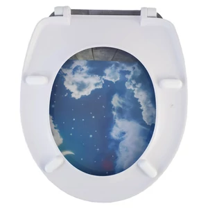 Bath Duck Wc-Ülőke - Duroplaszt - Rozsdamentes Acél Zsanérokkal - Moonlight