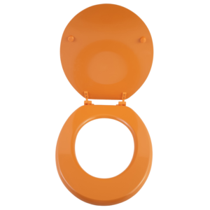 Bath Duck Wc-Ülőke - Mdf Színes - Műanyag Zsanérokkal - 7 Narancssárga